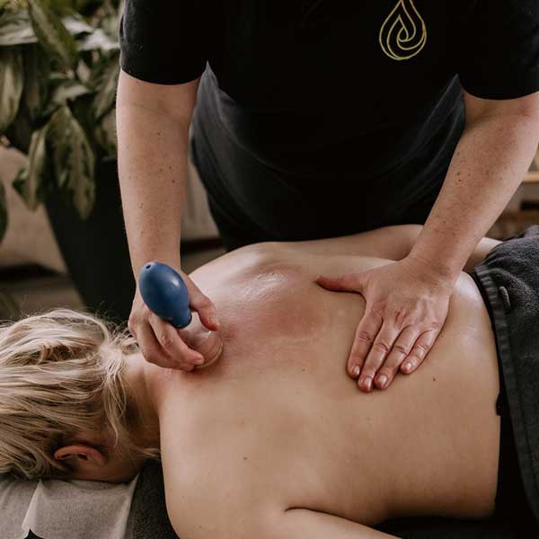 ruimte5 Cupping reactie van de huid